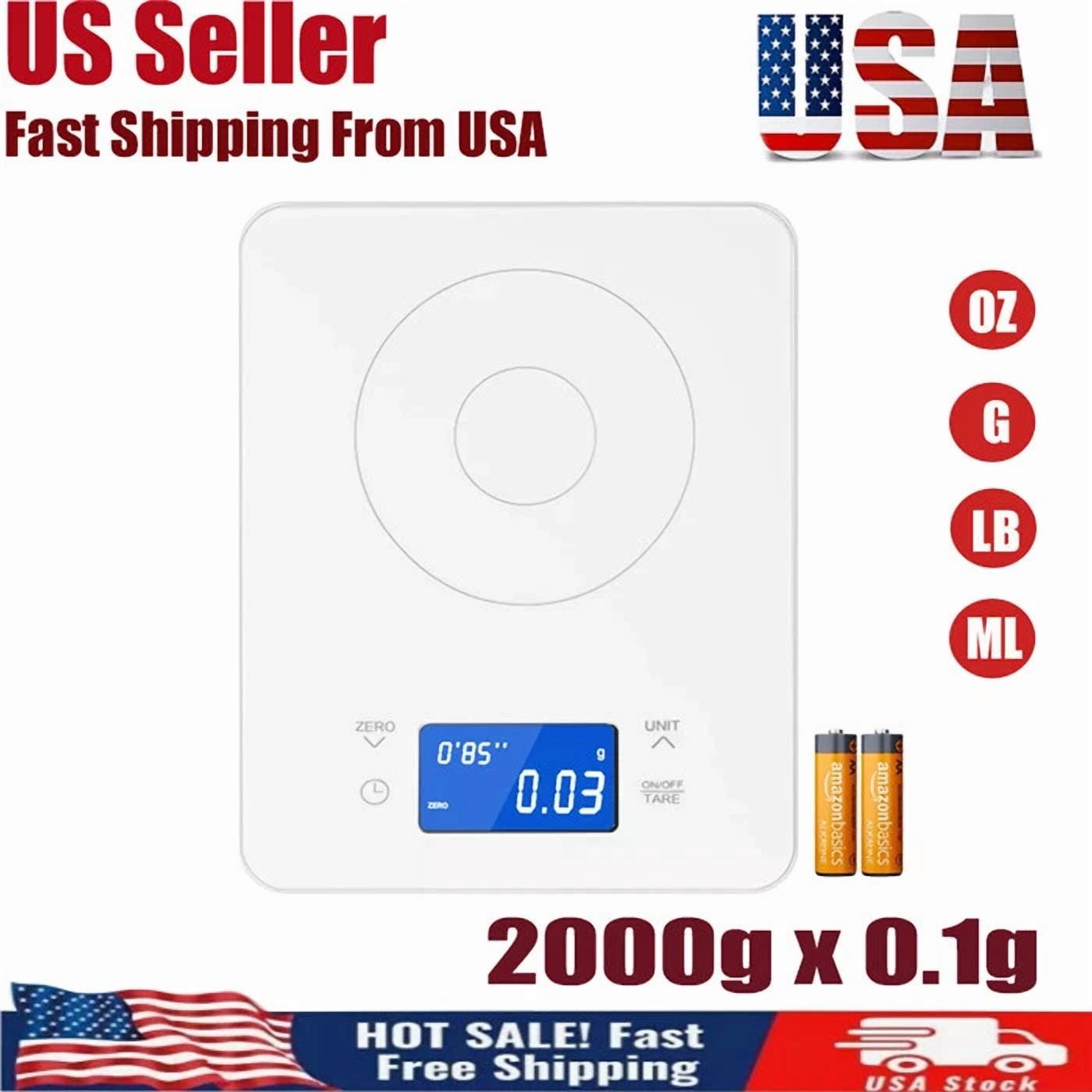 CRESTIN- Digital Coffee Scale With Timer Upgraded Version Coffee Scale 2000G X 0.1G
