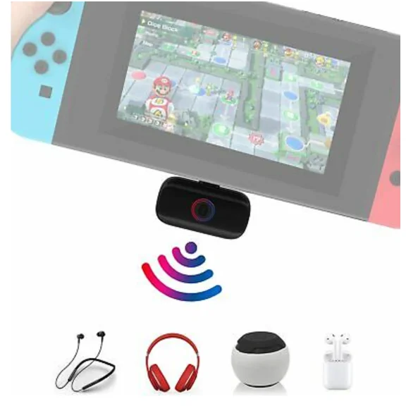 CRESTIN- Digital Essentials Type-C Bluetooth Transmitter Wireless Adapter Nintendo Switch