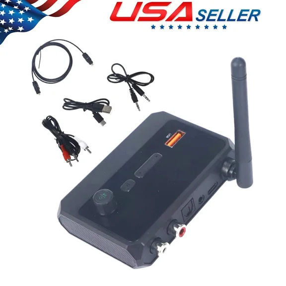 CRESTIN- Digital Wireless Bluetooth Audio Receiver Adapter Stereo Rca 3.5Mm Jack Aux