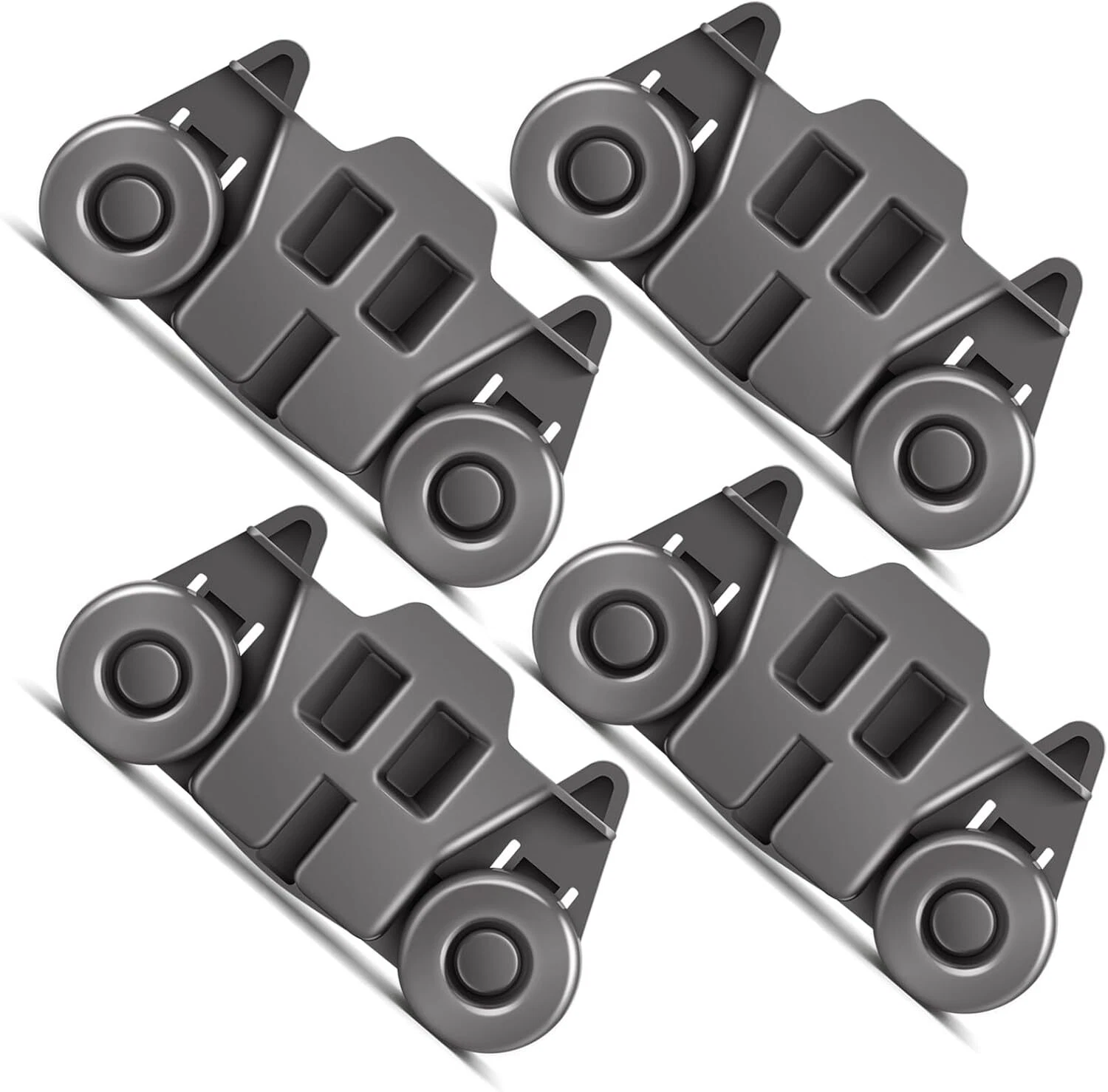 CRESTIN- Dishwasher Premium Wheels Lower Rack For Kenmore Elite Dishwasher Parts 4Pack