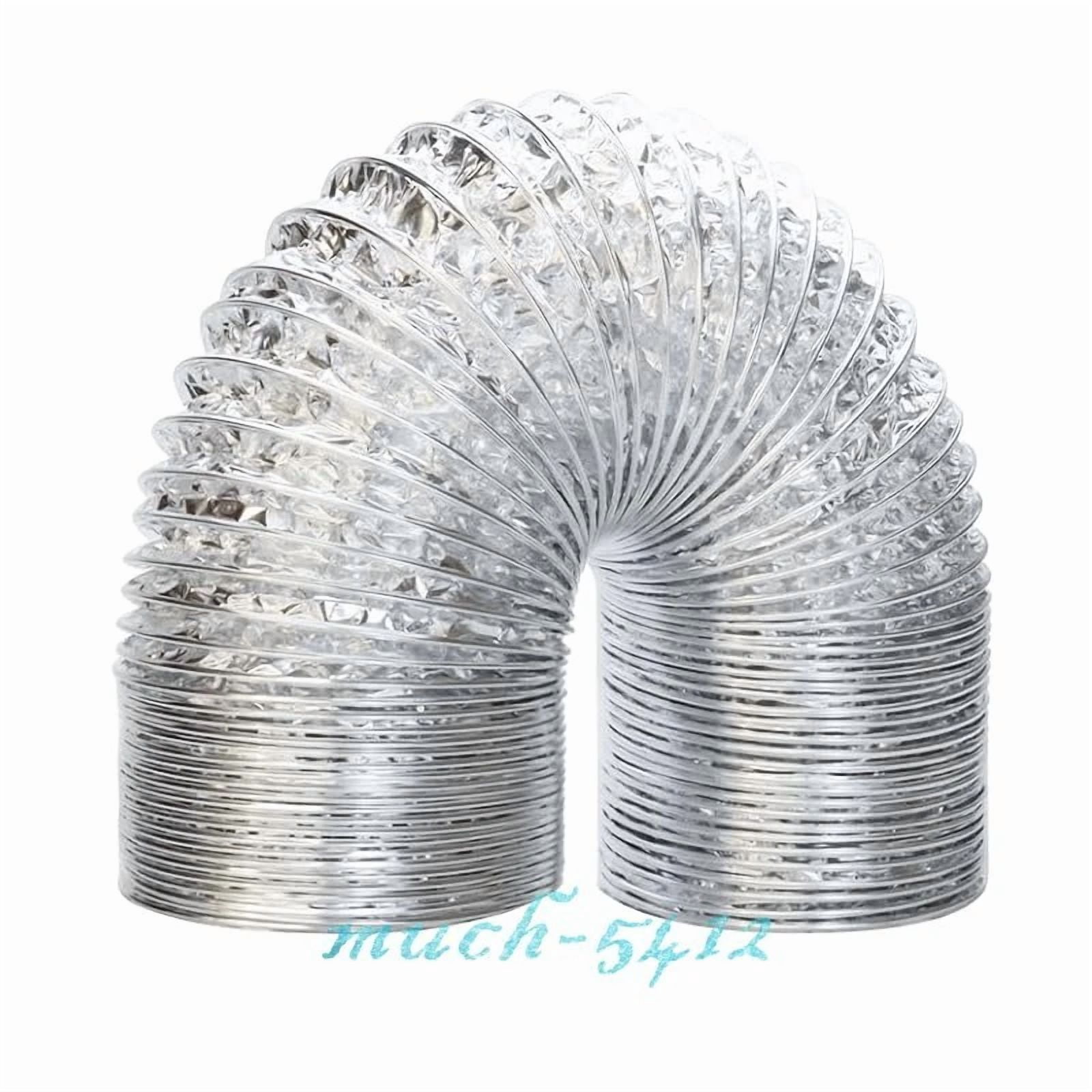 CRESTIN- Dryer Vent Hose, Aluminum Flexible Air Ducting For Heating Cooling Vent Exhaust