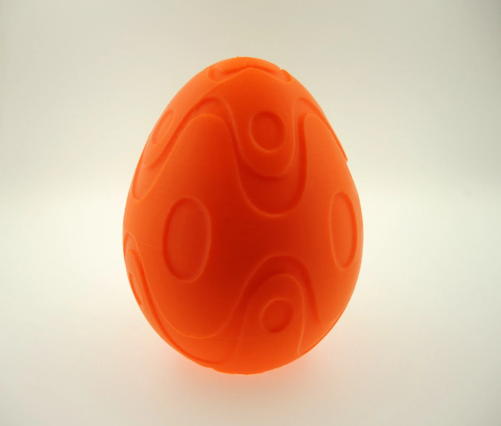 CRESTIN- Easter Egg 3D Printed Orange