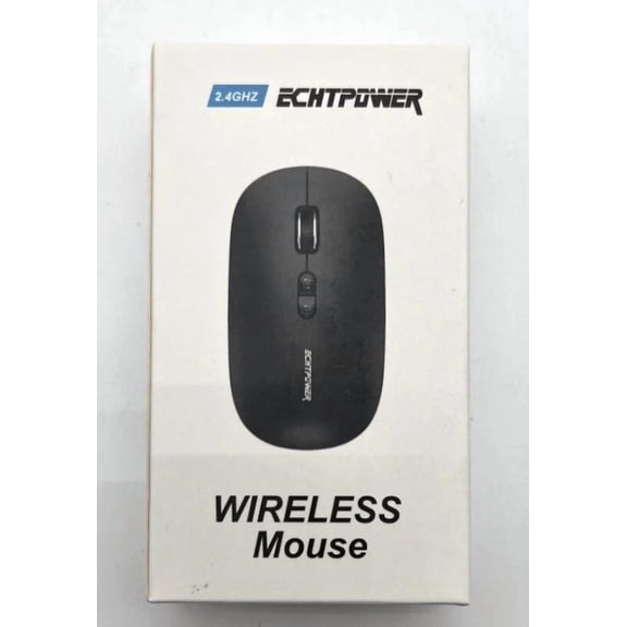 CRESTIN- Echtpower Wireless Mouse And Usb Receiver 2.4Ghz - White