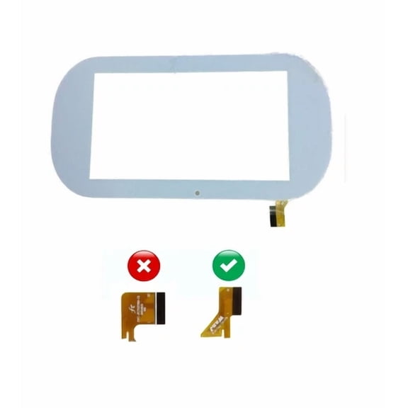 CRESTIN- Ematic Funtab 2 Wj1189 Tablet Pc 7 Touch Screen Digitizer White Replacement