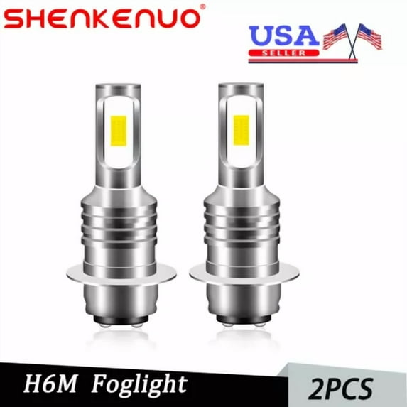 CRESTIN- For Honda Fourtrax Trx 300 1988-1999 2000 Led Headlight Kit H6 6000K White Bulb