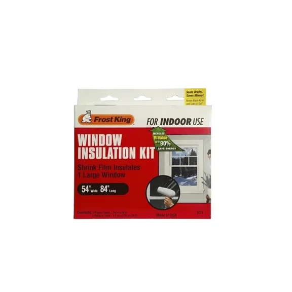 CRESTIN- Frost King V74 Window Insulation Kit, Clear, 54" X 84"