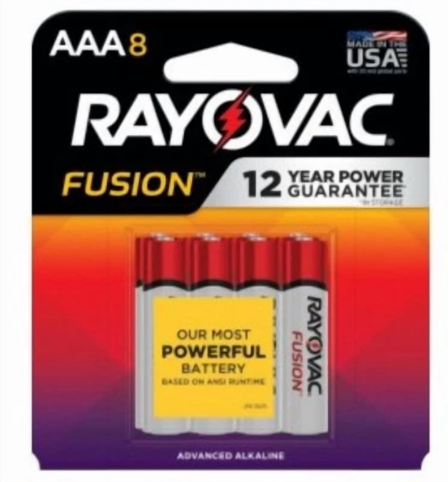 CRESTIN- Fusion Advanced Aaa Alkaline Battery, 8-Pk. 824-8Tfusk