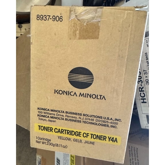 CRESTIN- Genuine Konica Minolta 8937906 8937-906 Y4A Toner Yellow - New