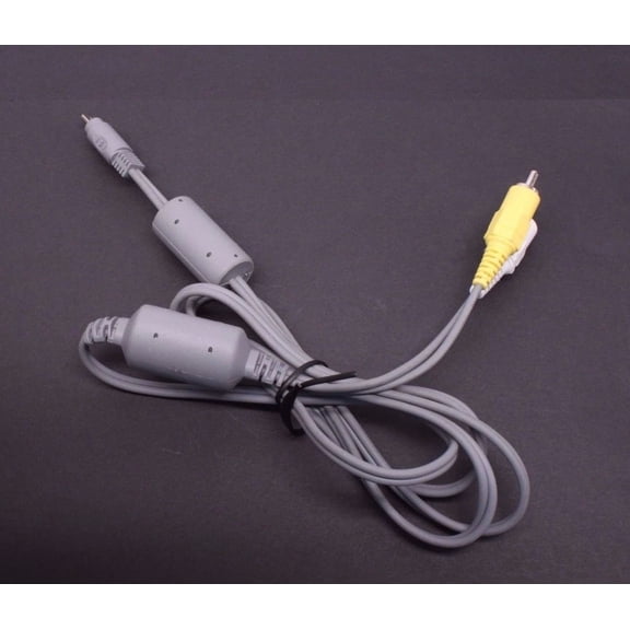 CRESTIN- Genuine Original Nikon Camera To Rca Yellow White Video Transfer Cable Cord 4Ft