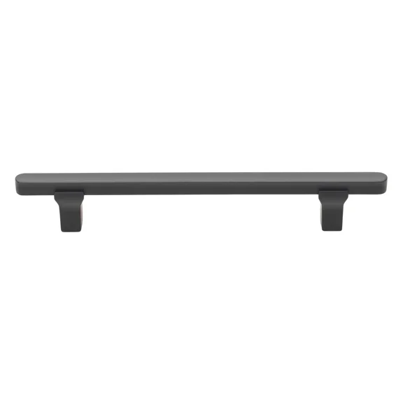 CRESTIN- Gliderite 5-1/16 Inch Center Solid Flat Bar Pull Matte Black, 4842-128-Mb-1