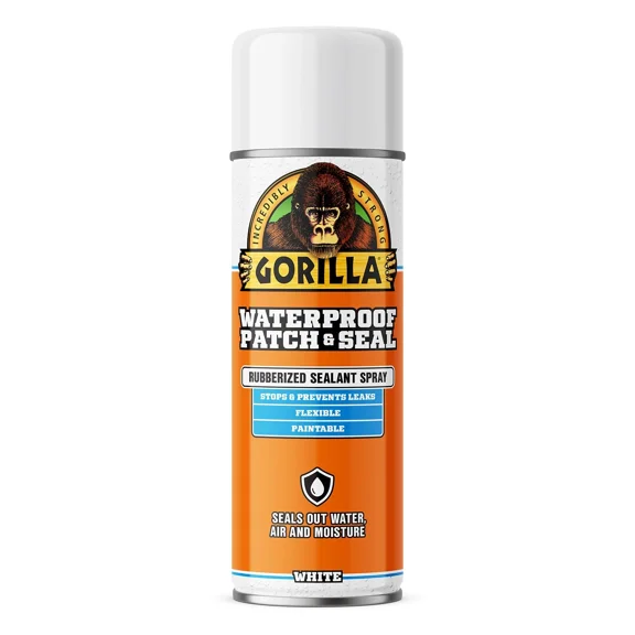 CRESTIN- Gorilla Waterproof Patch Seal Spray 1 Pack Flexible Rubberized Coating 12 Oz