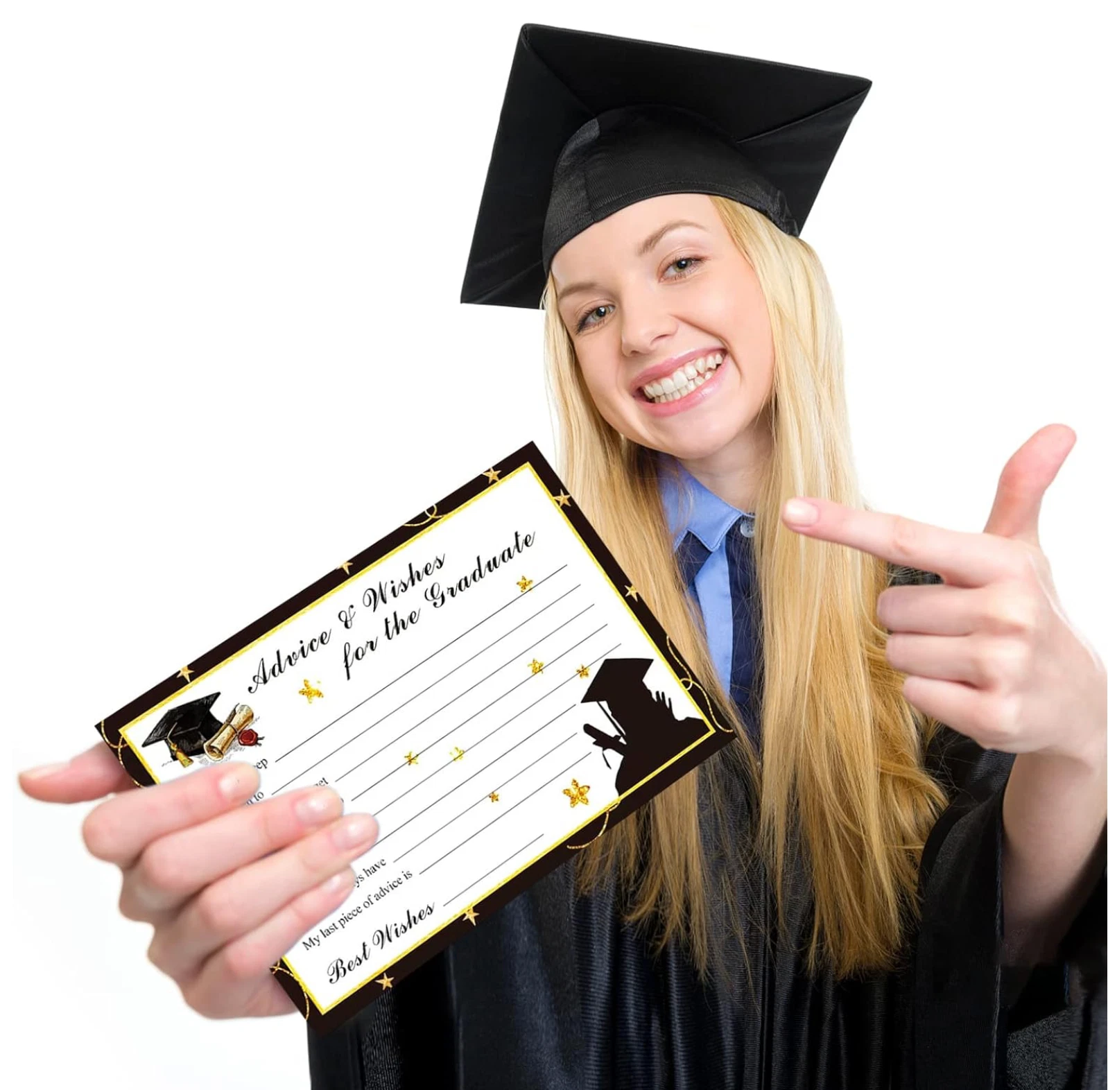 CRESTIN- Graduate Advice Cards - 50-Pack Graduation Table Game, Party Supplies 2026