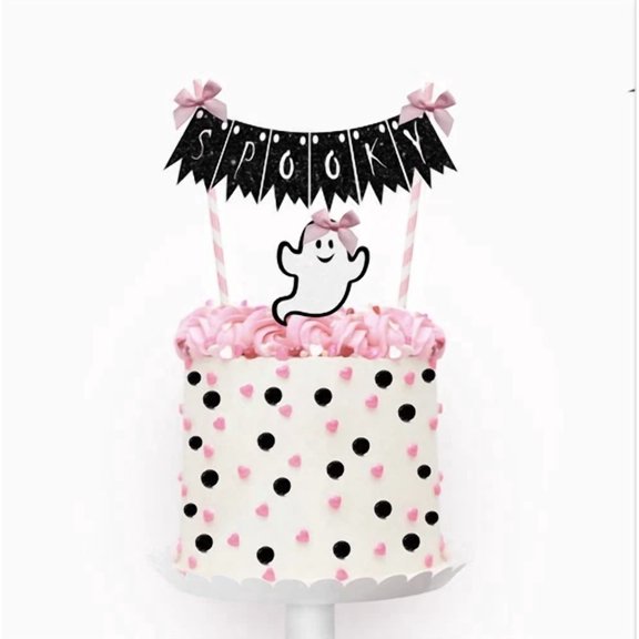 CRESTIN- Halloween Cake Topper The Spooky One Ghost Cake Topper