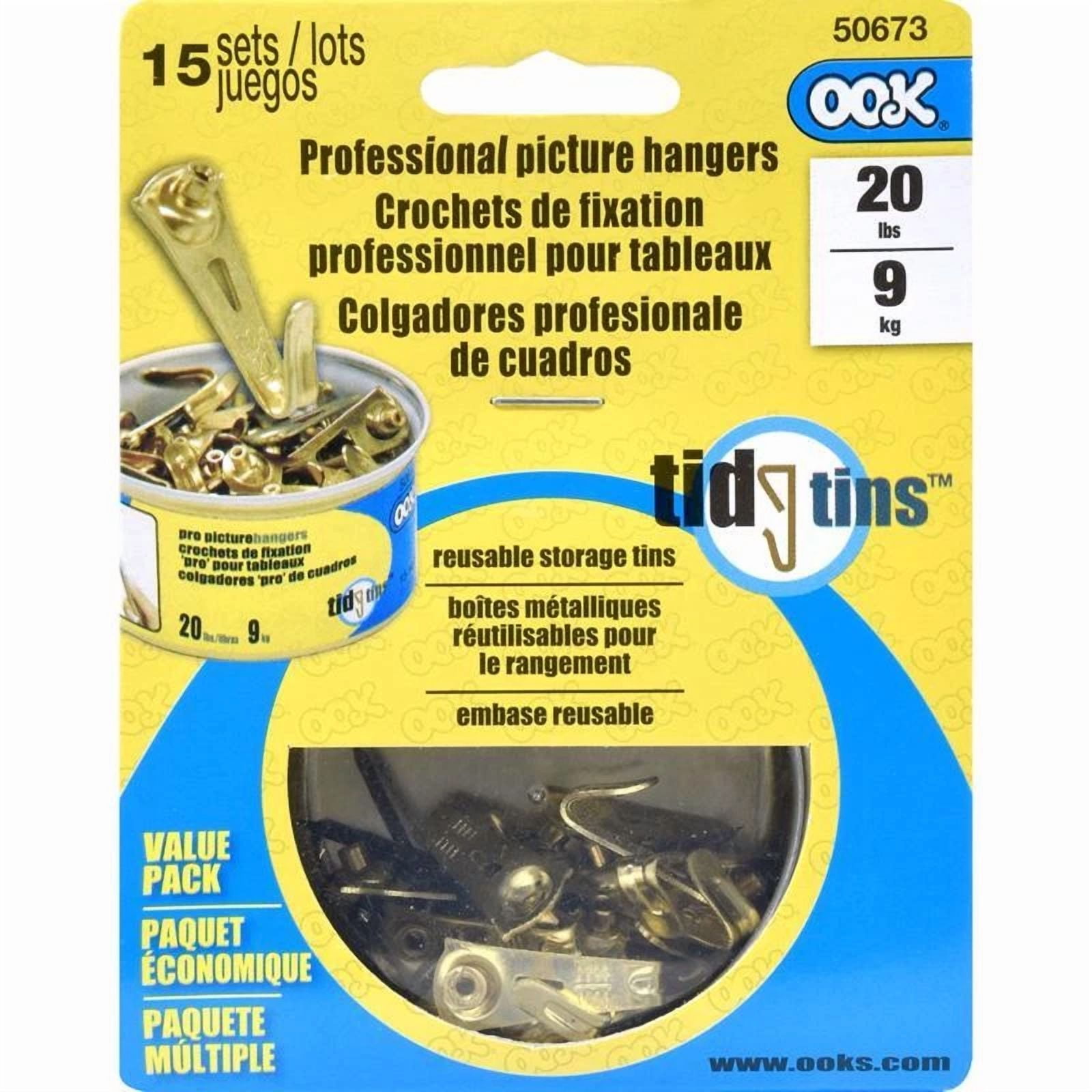 CRESTIN- Hillman 535840 20 Lbs. Capacity Reusable Ook Hanger Picture Hanging Set