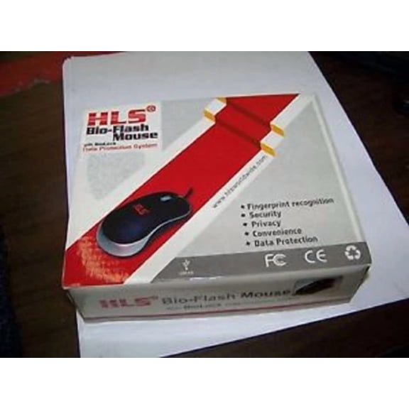 CRESTIN- Hls Bio-Flash Mouse With Biolock Data Protection System New