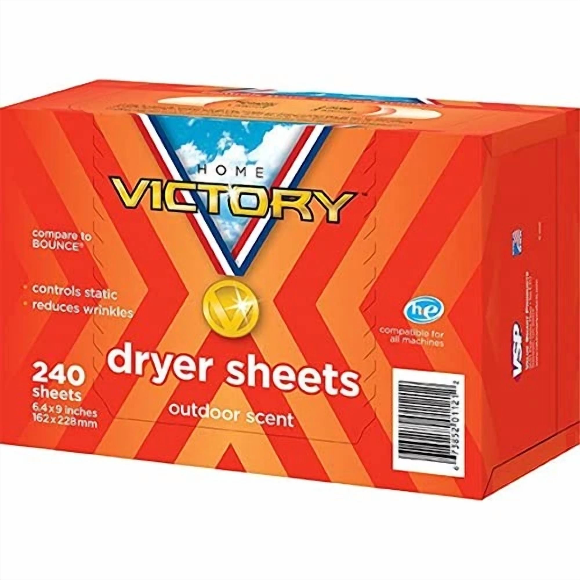 CRESTIN- Home Victory Dryer Sheets: Outdoor Scented Laundry Fabric Softener Sheets -