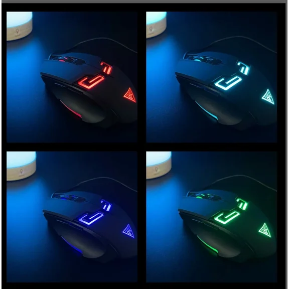CRESTIN- Inputgx ,Gaming Mouse Gm105 Usb 6D Backlight Led:7 Colors Breath