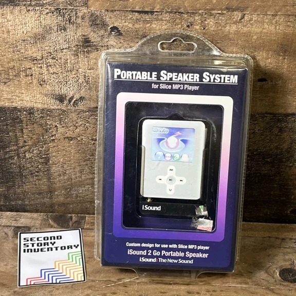 CRESTIN- Isound 2 Go Portable Speaker System For Slice Mp3 Player