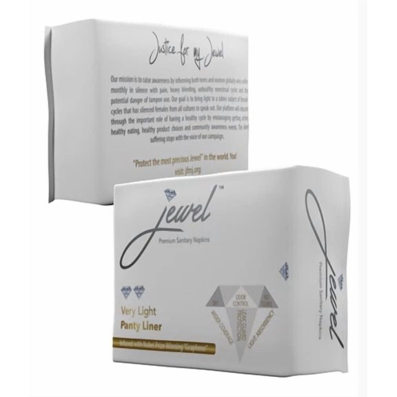 CRESTIN- Jewel / Reign Sanitary Napkins - Very Light Panty Liners