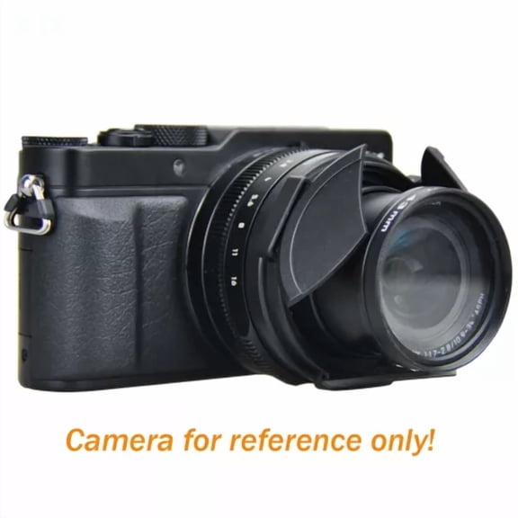 CRESTIN- Jjc Auto Self-Retaining Lens Cap Alc-Lx100 For Panasonic Lumix Dmc-Lx100 Ii