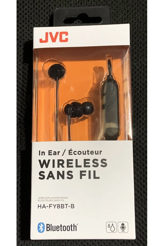 - Jvc In Ear Wireless Headphones Black Color Sweat Proof Voice Assistant