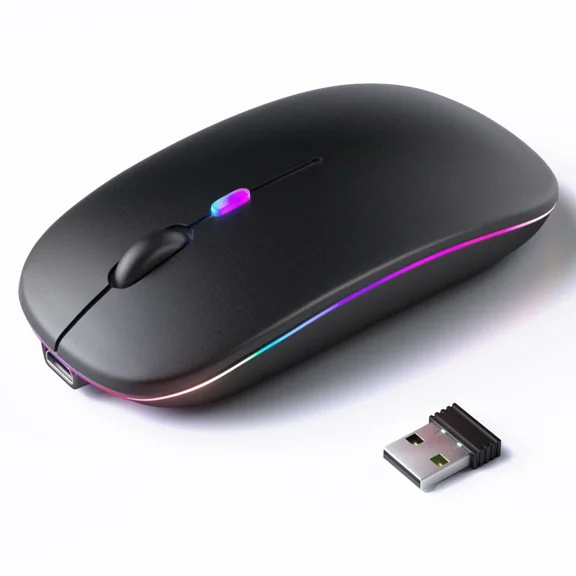 CRESTIN- Kanmabpc Wireless Bluetooth Mouse  Rechargeable Silent Dual Mode Bluetooth 5...