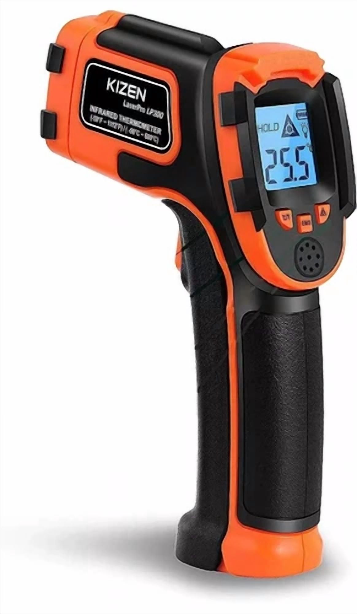 CRESTIN- Kizen Infrared Thermometer Laserpro Lp300 Handheld Temperature Gun Orange