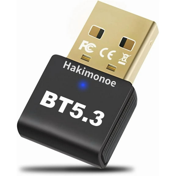CRESTIN- Latest Bluetooth 5.3 Adapter For Pc, 20M Wireless Dongle For Windows 11/10/8.1,
