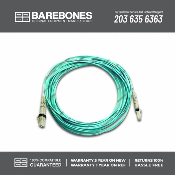 CRESTIN- Lc2-Om4-1M-Enc Compatible Retail Box Lc To Lc Multi-Mode Om4 2-Fiber 1M 1-Pack