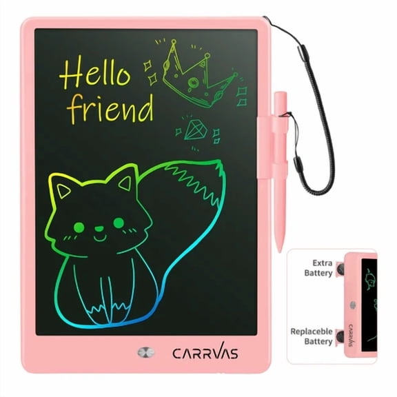 CRESTIN- Lcd Writing Tablet Doodle Board 10Inch Colorful Drawing Tablet Writing Pad Reusa