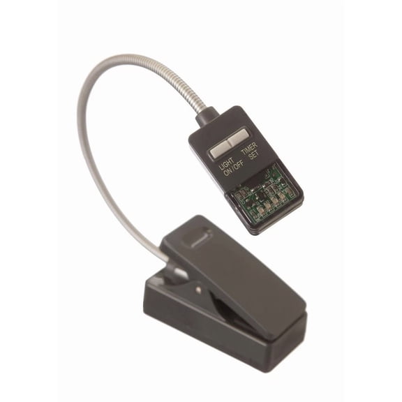 CRESTIN- Light It! Fulcrum 20022-104 Multiflex Ecoreader Book Light Plus W/Timer Charcoal