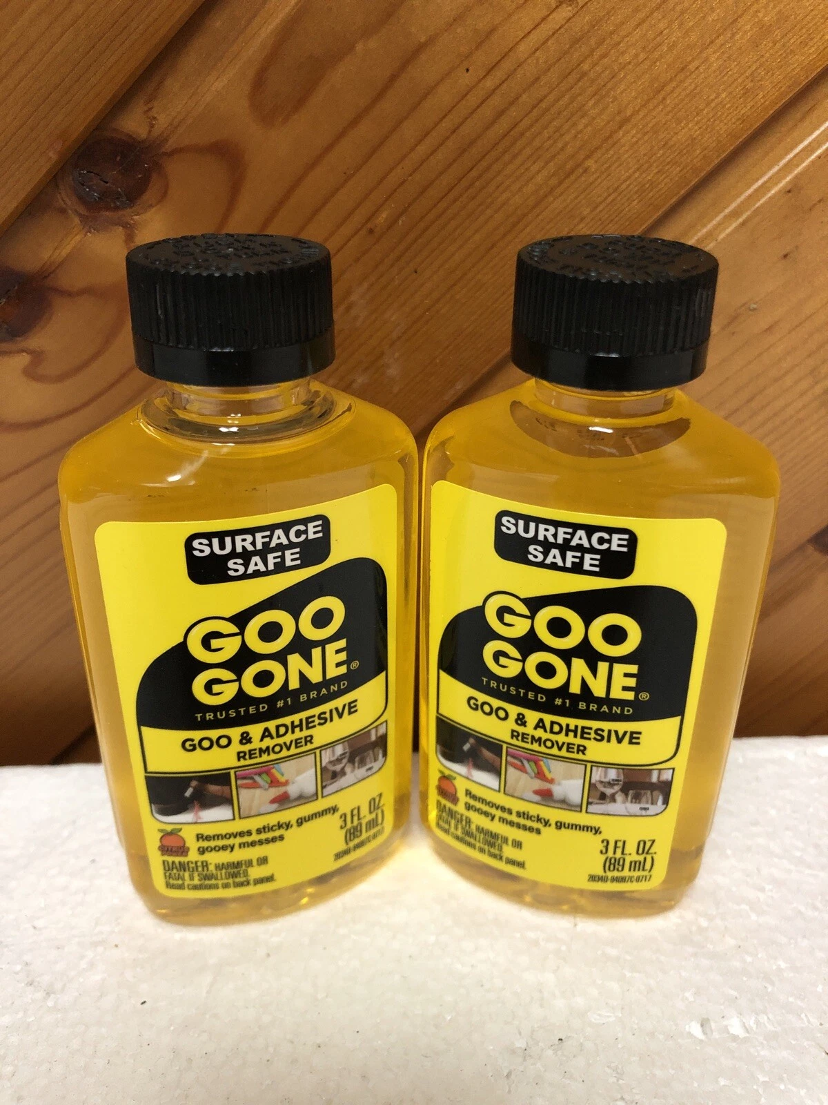 CRESTIN- Lot Of 2 Goo Gone Adhesive Sticky Remover 3Oz Each Bottle New