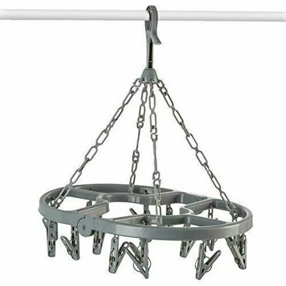 CRESTIN- Lot Of 2 Klager'S Foldable 16 Peg Clip And Drip Laundry Drying Rack