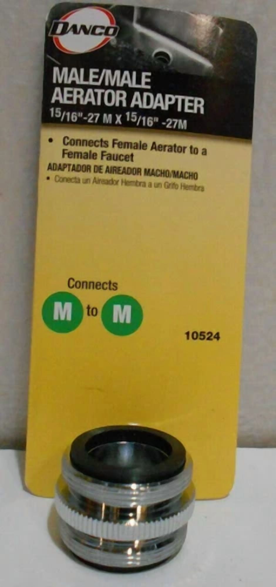 CRESTIN- Lot Of 2 Male Adapters 15/16-27M 10524 Connects Female Aerator To Female Faucet