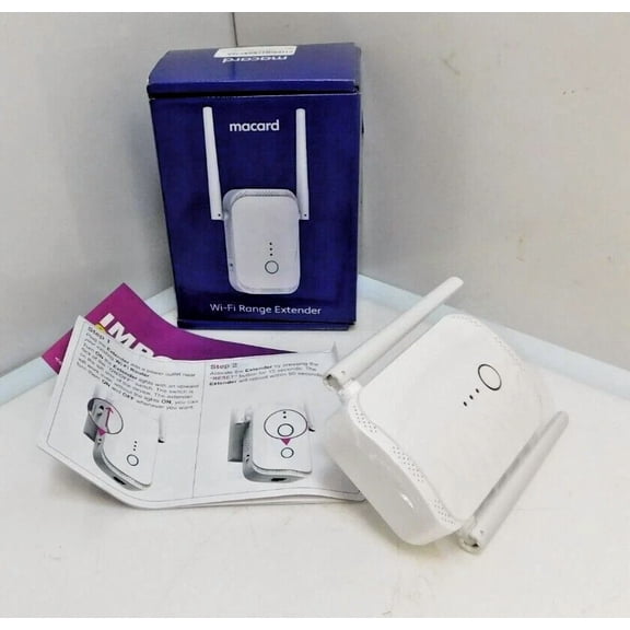 CRESTIN- Macard Wifi Range Extender 300Mbps 2023 Model N300 New In Box