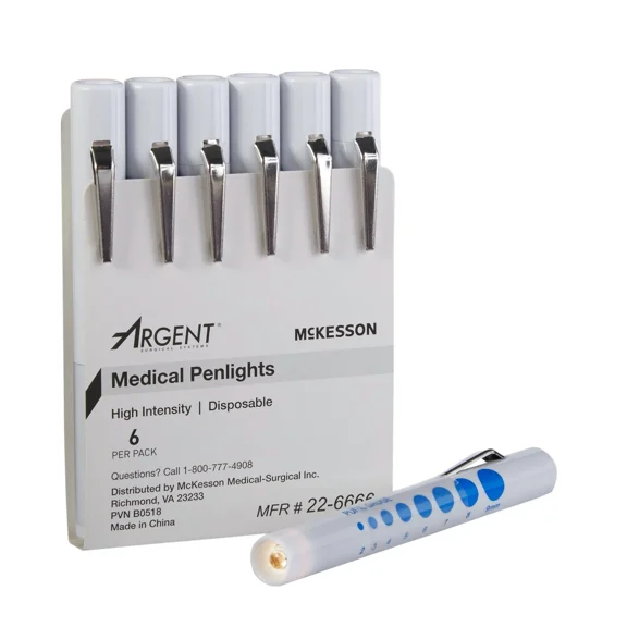 CRESTIN- Mckesson Disposable Penlight 22-6666 6 Per Pack
