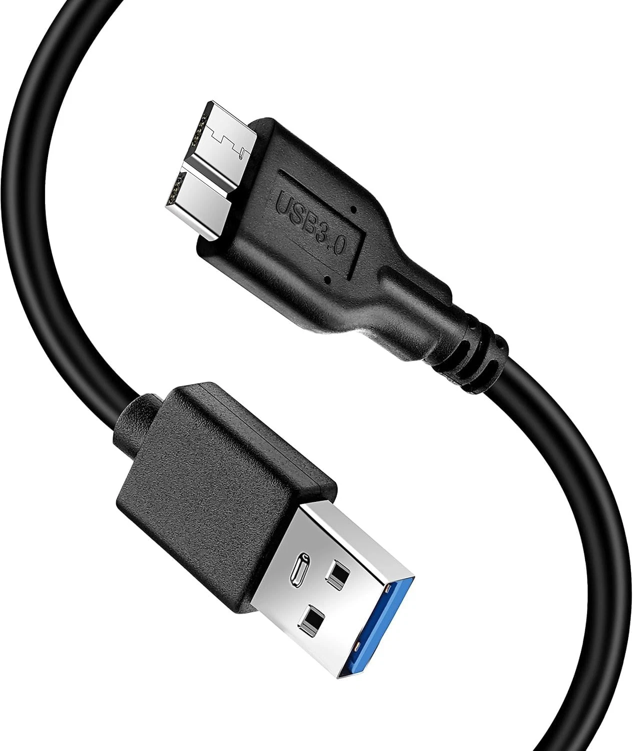 CRESTIN- Micro Usb 3.0 Cable 1 Ft, Type A Male To B, For External Hard...