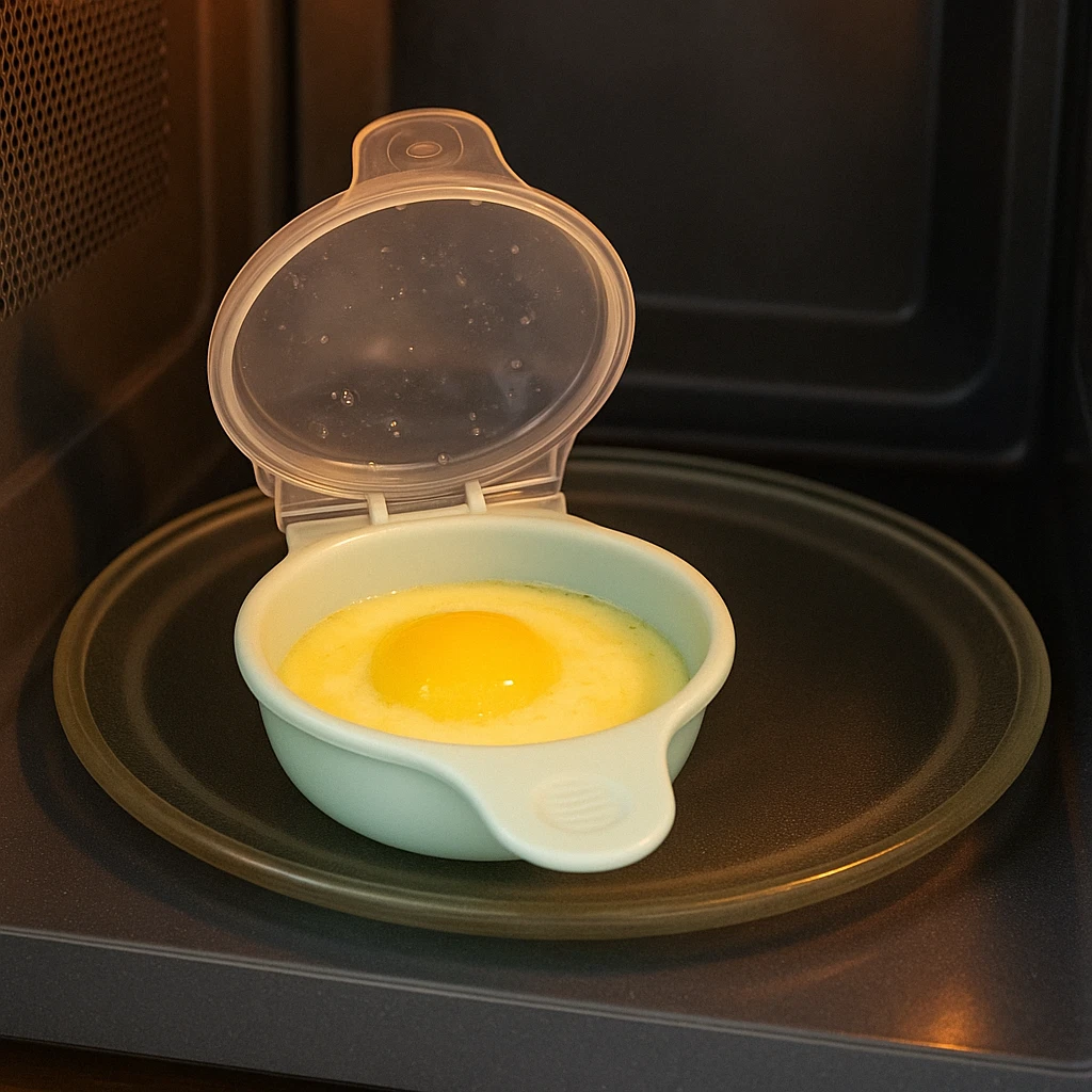 CRESTIN- Microwave Egg Cooker Bpa-Free Poacher For Omelets Sandwiches Free Shipping
