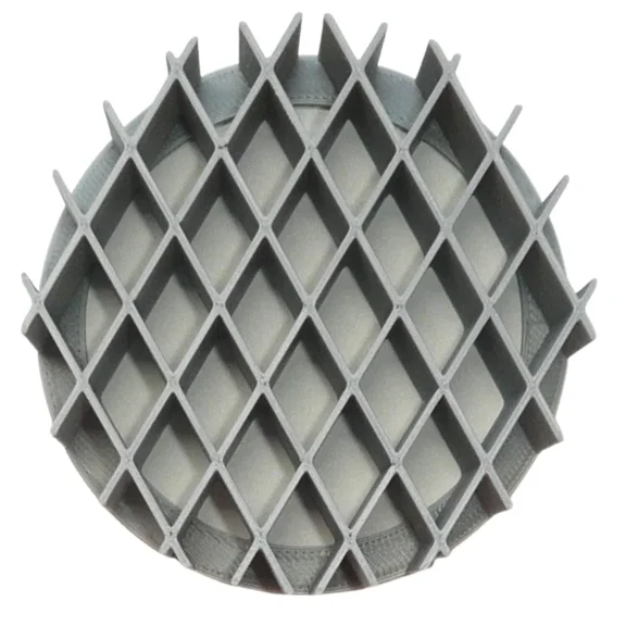 CRESTIN- Mini Size Lattice Pattern Concha Cookie Cutter Mexican Sweet Bread Stamp Pr4909