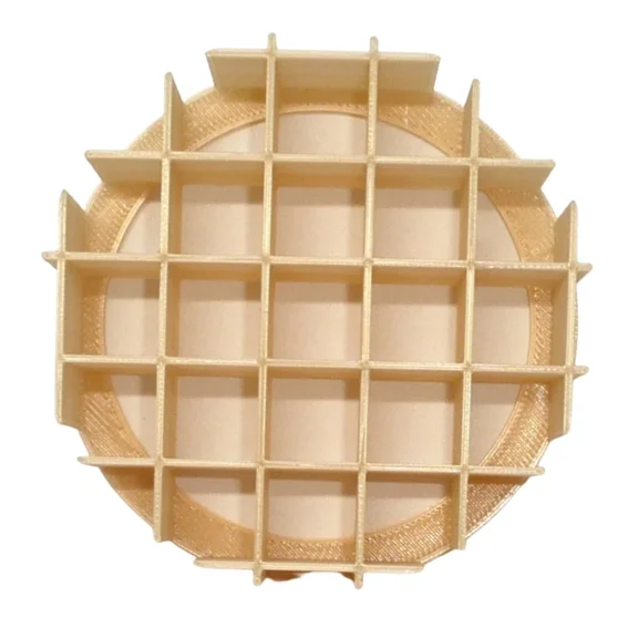 CRESTIN- Mini Size Waffle Pattern Concha Cookie Cutter Mexican Sweet Bread Stamp Pr4911