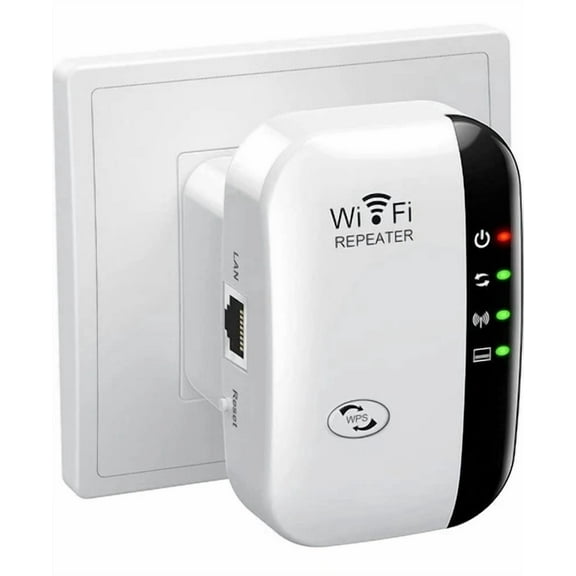 CRESTIN- Mini Wifi Repeater Wireless Connection Range Extender 300Mbps Access