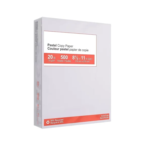 CRESTIN- Myofficeinnovations Pastel Colored Copy Paper 8 1/2" X 11" Gray 500/Ream (14785)