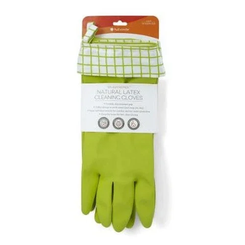 CRESTIN- Natural Latex Cleaning Gloves Large 1 Count By Full Circle Home