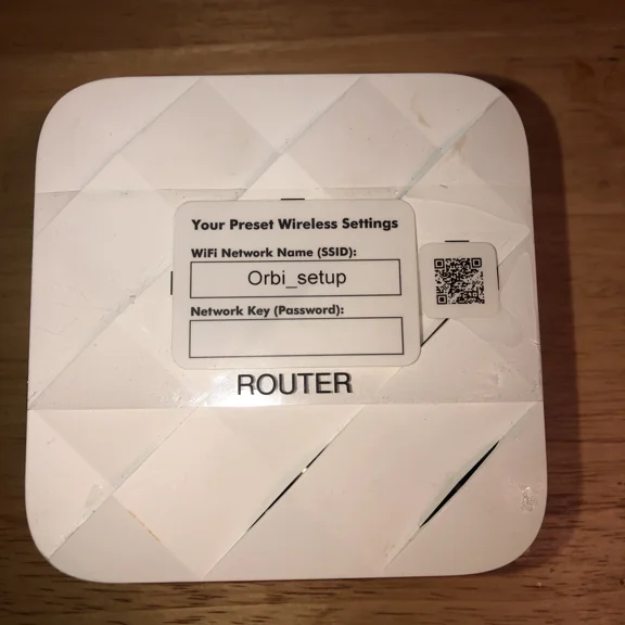 CRESTIN- Netgear Orbi Rbr10 Mesh Wifi Router No Power Cord