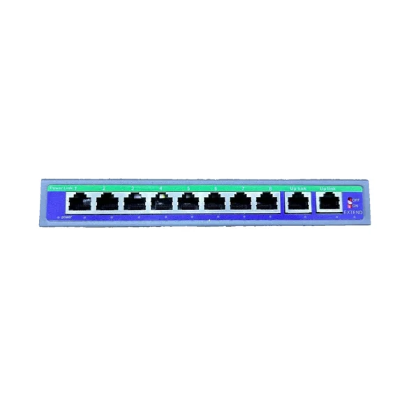 CRESTIN- Network Ethernet Power Switch Kat-Fw0820 10/100M Dc12 55V No Power Cable
