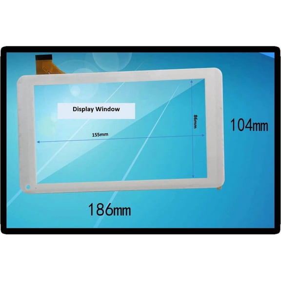 CRESTIN- New 7 Inch Touch Screen Panel Digitizer Glass Gt70Pw86V-Z Tablet Pc White Color