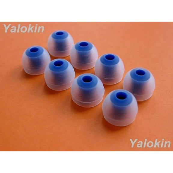 CRESTIN- New 8Pcs Large (C-Bl) Replacement Eargels Tips For Jaybird X3 Headphones