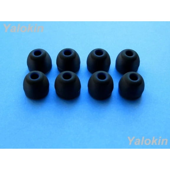 CRESTIN- New 8Pcs Medium Size (Bk) Replacement Adapters Ear-Gels For Jaybird X3 Earphones