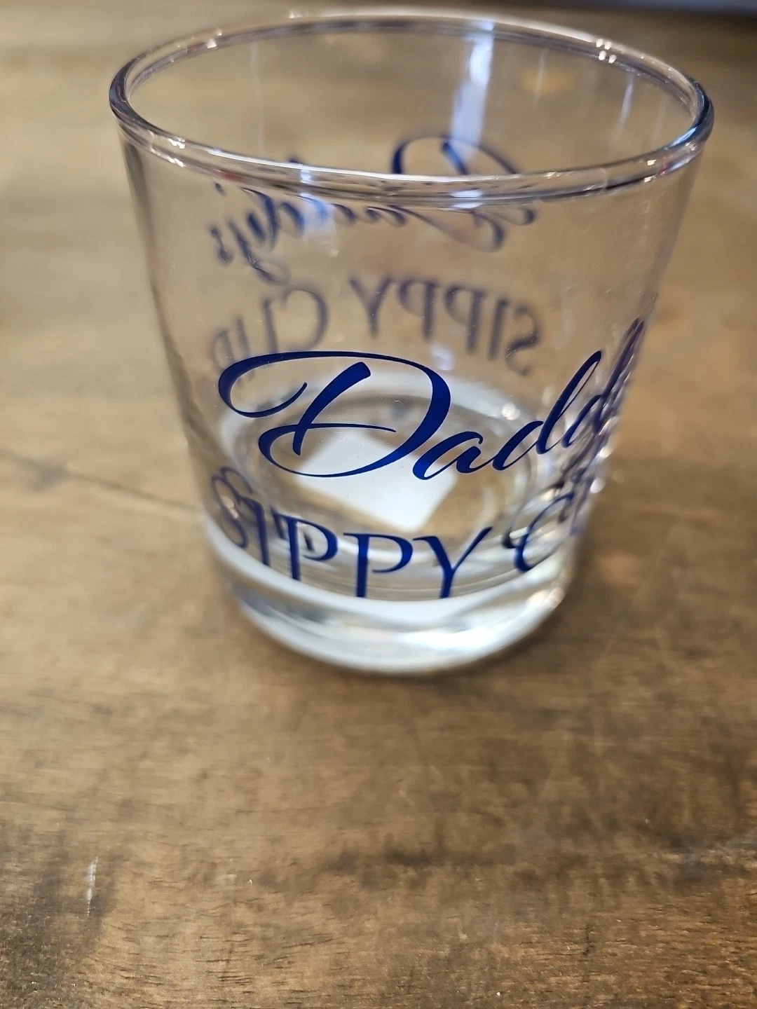 CRESTIN- New Daddy’S Sippy Cup Whiskey/Rocks Glass. Great Gift For Dad!