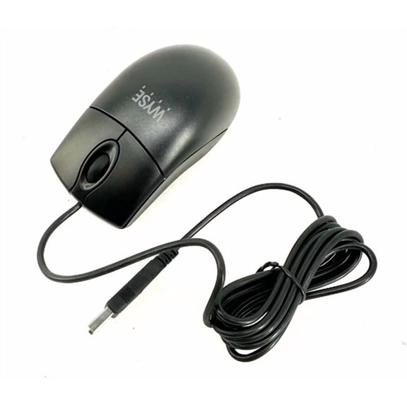 CRESTIN- New Dell Wyse Mouse, Usb, 3 Button, Optical, Black, 770506-12L , Mo42Uoa